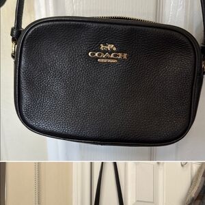 Coach Black Leather Crossbody Bag
